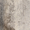 Alfombra de viscosa y poliéster en tonos marrones de estilo colonial 340 x 240 cm – detalle