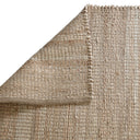 Alfombra de yute en color marrón – detalle