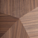 Aparador de chapa de nogal y MDF en color marrón – detalle