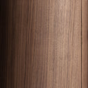Aparador de chapa de nogal y MDF en color marrón natural – detalle