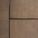 Aparador de chapa de roble y MDF en color marrón – detalle