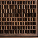 Aparador de madera de mango en color marrón 205 x 44 x 80 cm – detalle