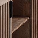 Aparador de madera de mango en color marrón 234 x 56 x 86 cm – detalle