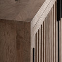 Aparador de madera de mango en color marrón 234 x 56 x 86 cm – detalle