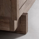 Aparador de madera de mango en color marrón 234 x 56 x 86 cm – detalle