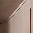 Aparador de madera de mango en color marrón claro 211 x 45 x 81 cm – detalle