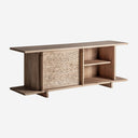 Aparador de madera de mango en color marrón claro 220 x 54 x 73 cm