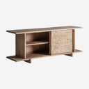 Aparador de madera de mango en color marrón claro 220 x 54 x 73 cm