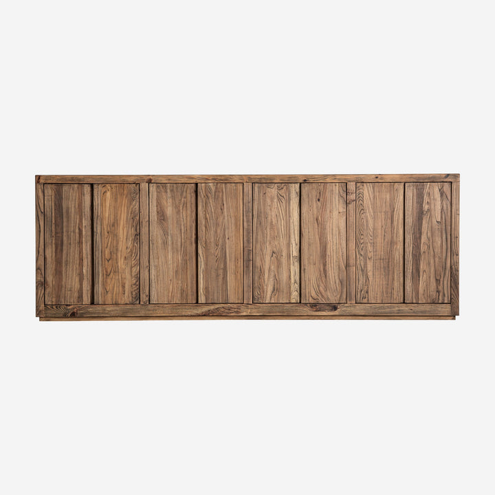 Aparador de madera de olmo en color marrón 280 x 48 x 97 cm