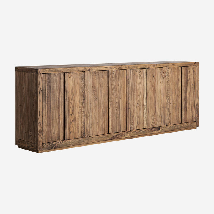 Aparador de madera de olmo en color marrón 280 x 48 x 97 cm