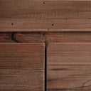 Aparador de madera de pino reciclado en color marrón – detalle