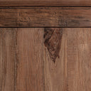 Aparador de madera recuperada y hierro en color marrón – detalle