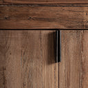 Aparador de madera recuperada y hierro en color marrón – detalle