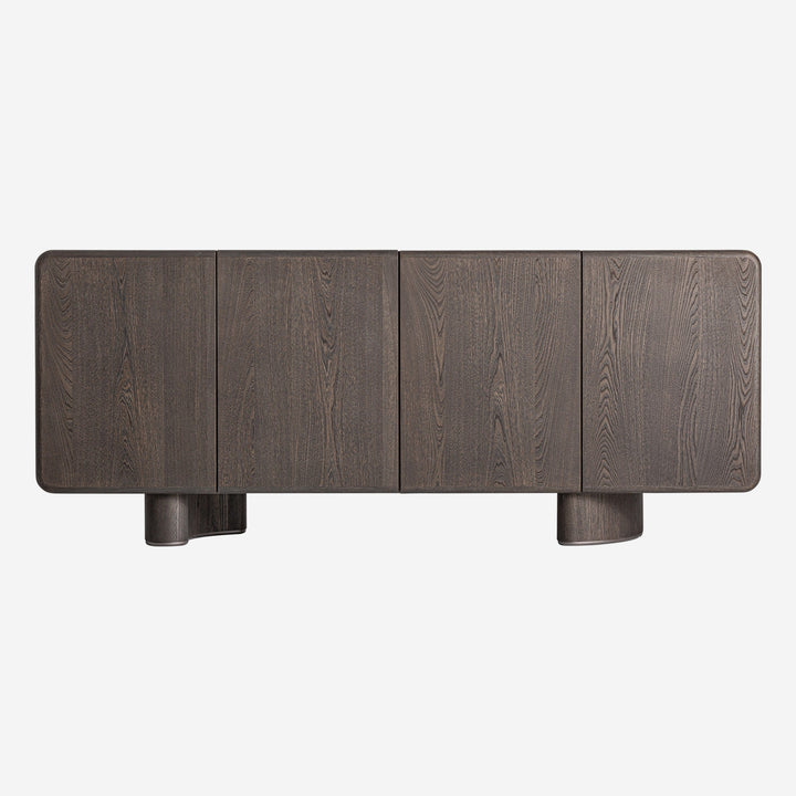 Aparador de MDF y madera contrachapada en color marrón