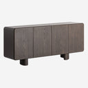 Aparador de MDF y madera contrachapada en color marrón