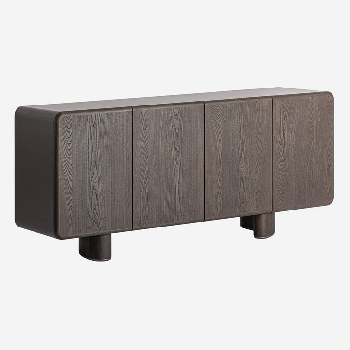 Aparador de MDF y madera contrachapada en color marrón