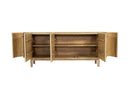 Aparador de madera maciza natural, 200 cm, foto de producto (3)