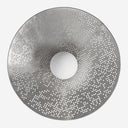 Aplique de pared de acero en color plata 60 x 21 cm