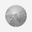 Aplique de pared de acero en color plata 90 x 13 cm