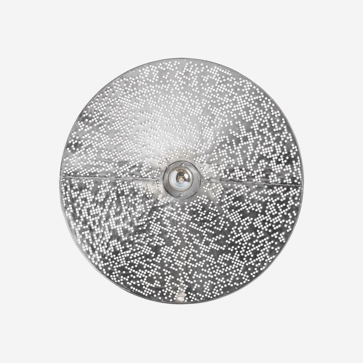 Aplique de pared de acero en color plata 90 x 13 cm