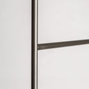 Aplique de pared de hierro en color blanco – detalle