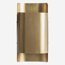 Aplique de pared de hierro en color bronce 22 x 15 x 42 cm