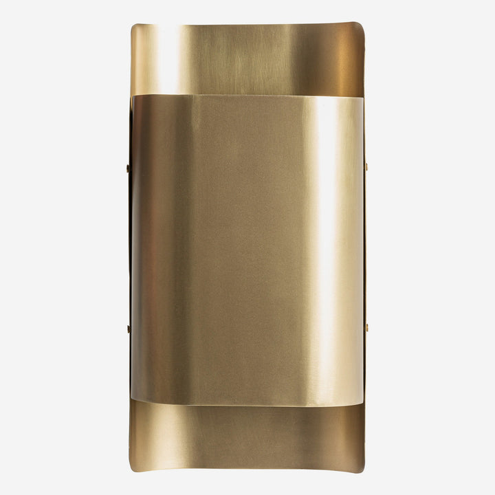 Aplique de pared de hierro en color bronce 22 x 15 x 42 cm