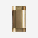 Aplique de pared de hierro en color bronce 22 x 15 x 42 cm