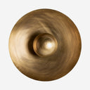Aplique de pared de hierro en color dorado 70 x 27 x 70 cm