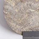 Aplique de pared de mármol y acero en color gris – Diseño 2 / 22 x 4 x 27 cm – detalle