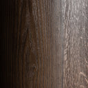 Armario de chapa de roble y MDF en color marrón teñido – detalle