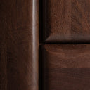 Armario de madera de mango y acero en color marrón – detalle