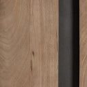 Armario de madera de mango y hierro en color marrón – detalle
