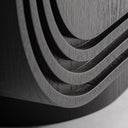 Armario de madera de roble en color negro – detalle