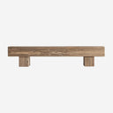 Banco de madera de teca reciclada en color marrón 218 x 40 x 46 cm