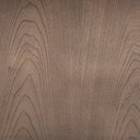 Banco de pie de cama de madera de olmo y poliéster en color marrón – detalle
