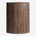 Barra de bar modular de madera recuperada en color marrón