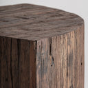 Barra de bar modular de madera recuperada en color marrón – detalle