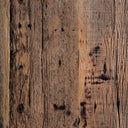 Barra de bar modular de madera recuperada en color marrón envejecido – detalle