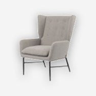 Fabric armchair