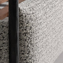 Cama de hierro y algodón en color negro – detalle