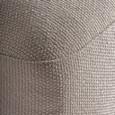Chaise longue de madera de teca reciclada en color marrón – detalle