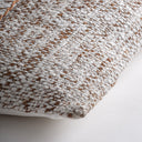 Cojín de algodón y lino en color crema 50 x 50 cm – Diseño 2 – detalle