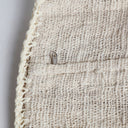Cojín de algodón y poliéster en tonos marrones 50 x 50 cm – detalle