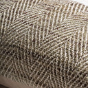 Cojín de algodón y viscosa en tonos marrones 50 x 30 cm – detalle