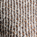 Cojín de algodón y viscosa en tonos marrones 50 x 50 cm – detalle