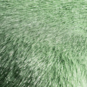Cojín de poliéster en color verde – detalle