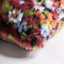 Cojín de poliéster multicolor – detalle