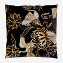 Cojín de terciopelo en color negro de estilo provenzal 45 x 45 cm – Diseño 2