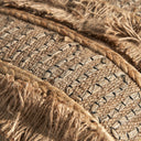 Cojín de yute en color beige 60 x 40 cm – detalle
